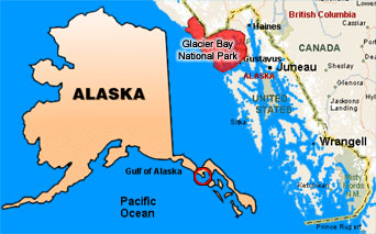 Map of Southeast Alaska